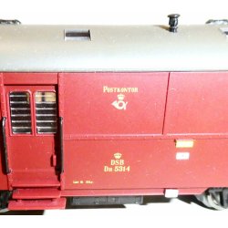 Heljan 5016 DSB postvogn med postkontor DH 5314