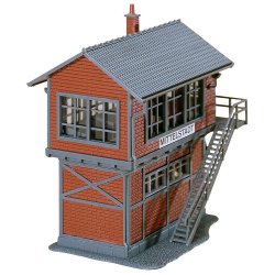 Faller HO 120120 kontrolpost Mittelstadt. Dimensioner: 83 x 62 x 101 mm