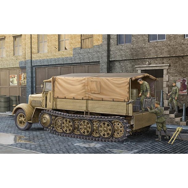 Trumpeter 751507 Tyske SD. Kfz. 7, medium trkkraf Scala 1:35 byggest