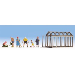 Noch HO 12030 drivhus med figurst