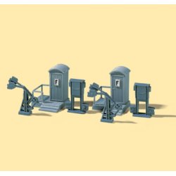 Auhagen HO/TT 12242 tilbehrst telefonbokse og kabelspnder