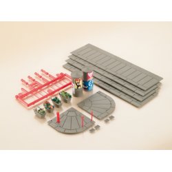 Auhagen HO/TT 12254 Fortovs stykker + tilbehr