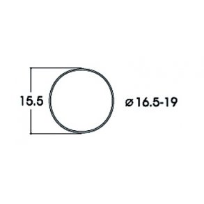 Roco HO 40072 hfte ringe til jvnstrm Til hjul med en diameter p 16,5-19,0 pose med 10 stk