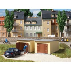 Auhagen HO/TT 12341 Garager 2 stk. Som enkelt eller dobbelt garage