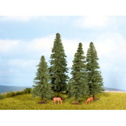 Noch HO-TT-N-Z 25432 gran trer 4 stk. 4-8 cm. Hj