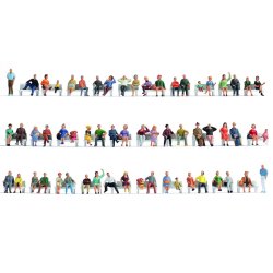 Noch HO 18402 Mega-besparelse figur st med 60 stk. Sidende figurer uden bnke