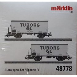 M�rklin 48778 DSB �l godsvogns�t Tuborg Type ZB