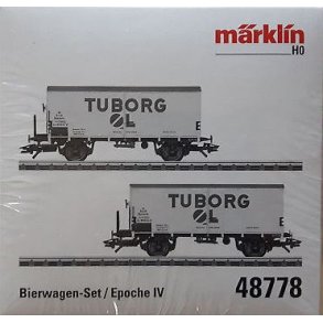 M�rklin 48778 DSB �l godsvogns�t Tuborg Type ZB