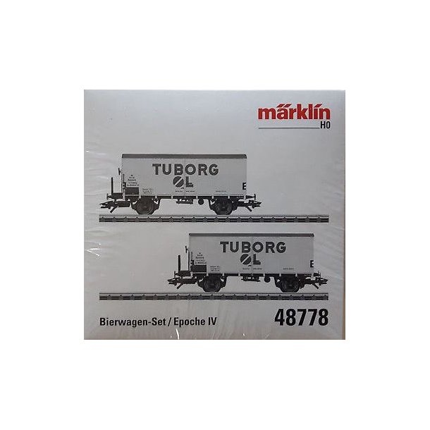 M�rklin 48778 DSB �l godsvogns�t Tuborg Type ZB