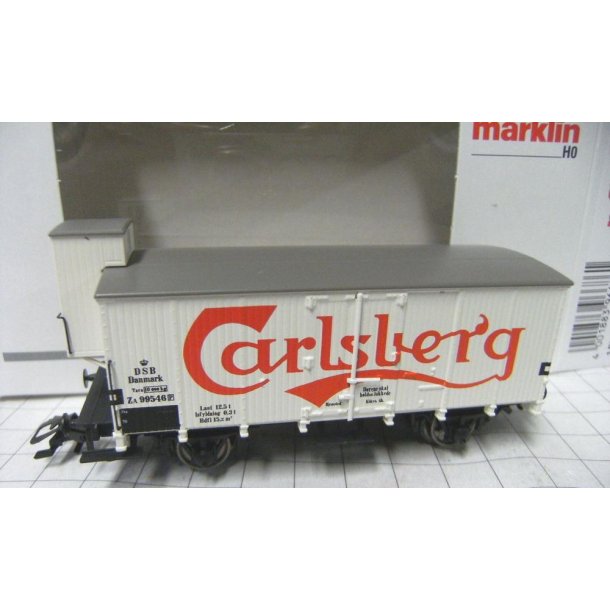 M�rklin 48779-05 DSB �lvogn "Carlsberg" med r�d skrift og bremsehus