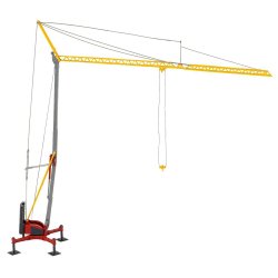 Faller HO 130658 Hus under opfrelse med kran 120 x 90 x 95 mm, 352 x 75 x 320 mm.