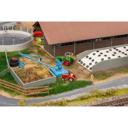 Faller HO 130678 Ensilageklemme og gdningsbunke med kran 