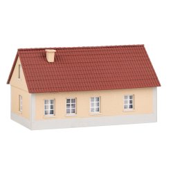 Faller HO 130683 en-etagers beboelseshus med tegltag 106,5 x 64 x 62 mm.