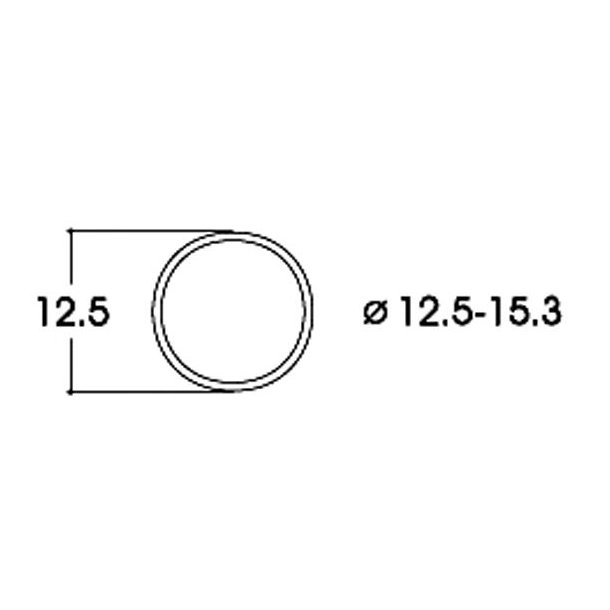 Roco HO 40075 hfte ringe vekselstrm. Til hjul med en diameter p 12,5-15,3 pose med 10 stk