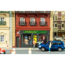 Faller HO 130713 rustrde byhus, fordelt p fire etager 105 x 111 x 206 mm