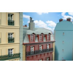 Faller HO 130713 rustrde byhus, fordelt p fire etager 105 x 111 x 206 mm