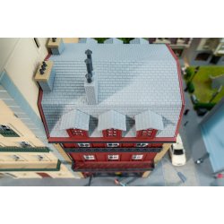 Faller HO 130713 rustrde byhus, fordelt p fire etager 105 x 111 x 206 mm