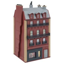 Faller HO 130713 rustrde byhus, fordelt p fire etager 105 x 111 x 206 mm