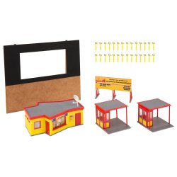 Faller HO 130880 Drive-in teater Laserskret model