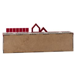 Faller HO 130889 Byggemarked, konstruktion af reliefmodelsystem 352 x 58 x 135 mm