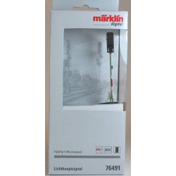Mrklin 76491 Digital bloksignal med MFX og DCC decoder, 2 positioner: Stop rd og kr grn 