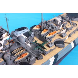 Trumpeter 3702 Bismarck tyske slagskib plastik kit