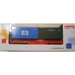 Mrklin 44700 DB AG godsvogn med container
