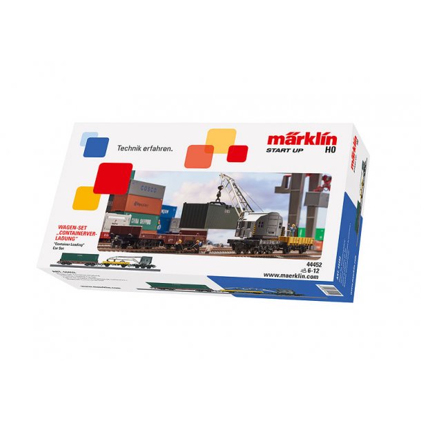 Mrklin 44452 Start up vognst Container lastning 