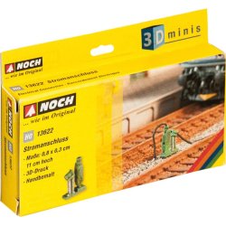 Noch HO 13622 3D-print Elektricitet tilslutning til E-Lok