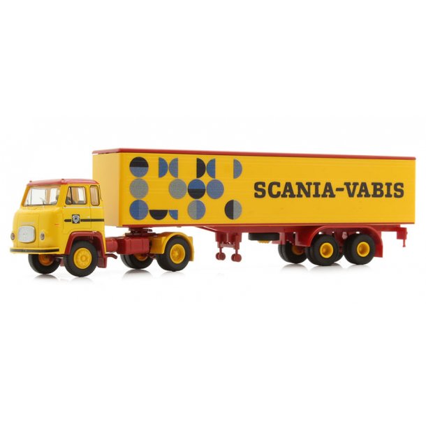 Brekina HO 85150 Scania-Vabis LB 76 med trailer  