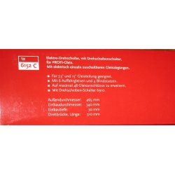 Fleischmann HO 6152 C elektrisk drejeskive