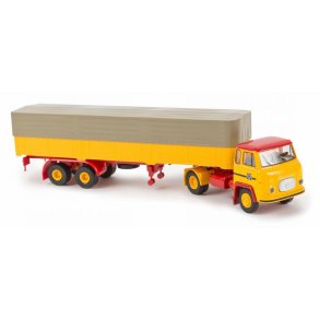 Brekina HO 85163 Scania-Vabis LB 76 med trailer
