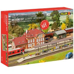 Faller HO 190288 baneg�rd Weidenbach s�t