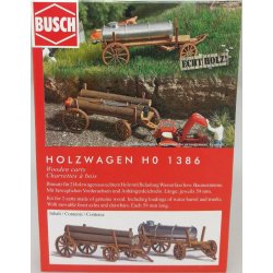 Busch HO 1386  "Trvogne" Kit til 2 trvogne lavet af gte tr. Nyhed 2020