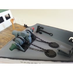 Turk Modell A141 Pasabahce Bosperus frge lngde 85,6 cm. Hjde 27,5 cm Med Led belysning Skala 1:87