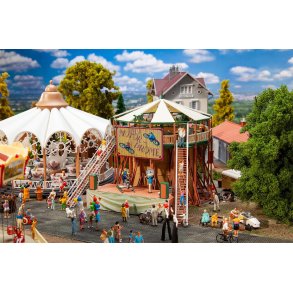 Faller HO 140336 Motorcykel stejl vg Show Sala Motor-Drome 170 x 170 x 127 mm.