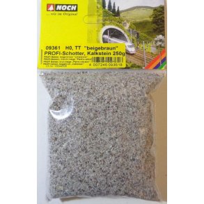 Noch HO/TT 09361 Ballast kalksten 250 gr. Beige br