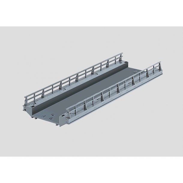 Mrklin 74618 Bro rampe stykke. Lngde 180 mm. Bredde 64 mm.