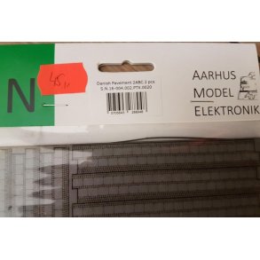 AME 0020 spor N dansk fortov i lasercut 