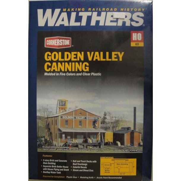 Walthers HO 933-3018Golden Valley Canning  