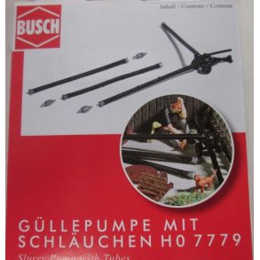 Busch HO 7779 gylle pumpe med slanger
