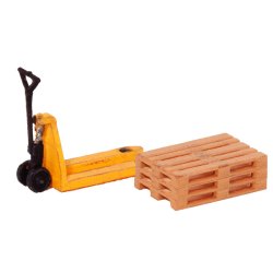 Noch HO 13706 st med pallevogn og paller