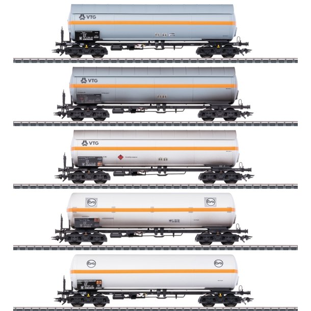 MHI model. M�rklin 48480 PRIVAT Trykgastankvognss�t VTG og Eva. Nyhed 2025/26