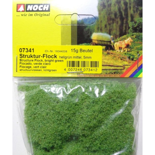 Noch alle str. 07341 Flocken lyse grn medium 5 mm. Hj 15 gram