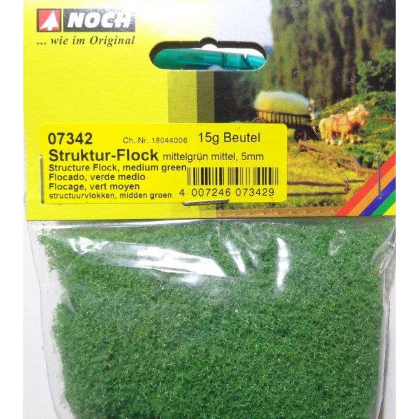 Noch alle str. 07342 Flocken medium grn medium 5 mm. Hj 15 gram