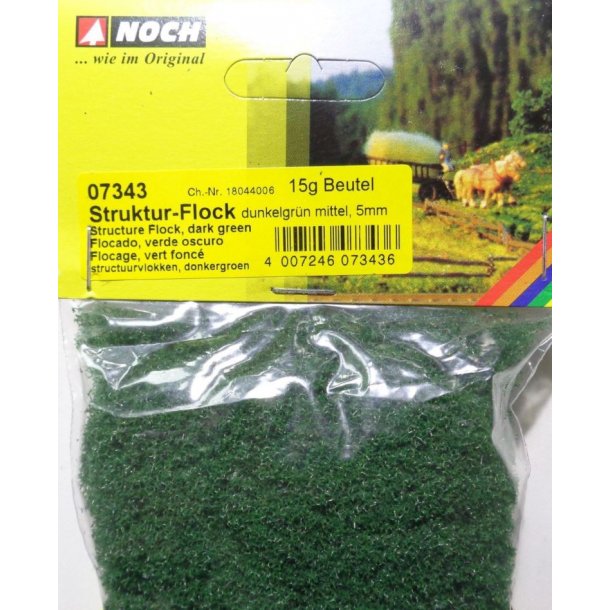 Noch alle str. 07343 Flocken mrke grn medium 5 mm. Hj 15 gram