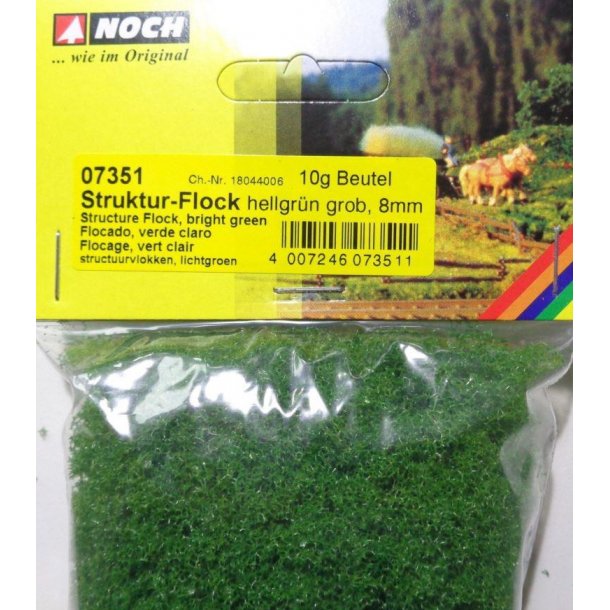 Noch alle str. 07351 Flocken lyse grn grov 8 mm. Hj 10 gram