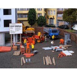 Kibri HO 38538 dekoration s&aelig;t byggeplads