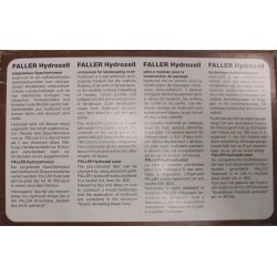 Faller 180502  Hydrozell spartelmasse