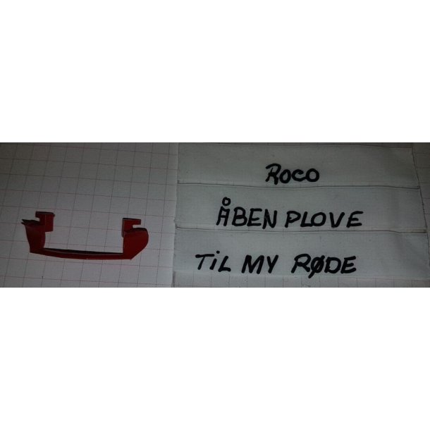 Roco HO ben plov rd til MY lokomotiv